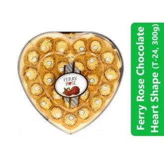 Ferry Rose Chocolate Heart Shape (T-24, 300g)