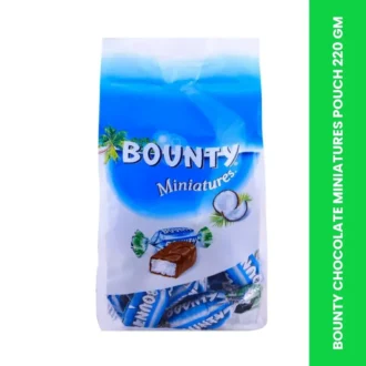 BOUNTY CHOCOLATE MINIATURES POUCH 220 GM