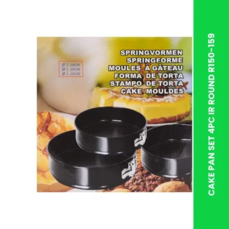 CAKE PAN SET 4PC IR ROUND R150-159