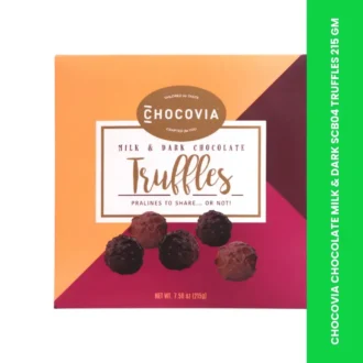 CHOCOVIA CHOCOLATE MILK & DARK SCB04 TRUFFLES 215 GM