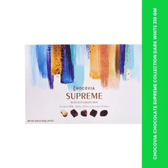 CHOCOVIA CHOCOLATE SUPREME COLLECTION DARK WHITE 310 GM