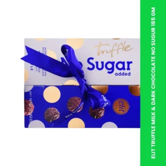 ELIT TRUFFLE MILK & DARK CHOCOLATE NO SUGUR 165 GM