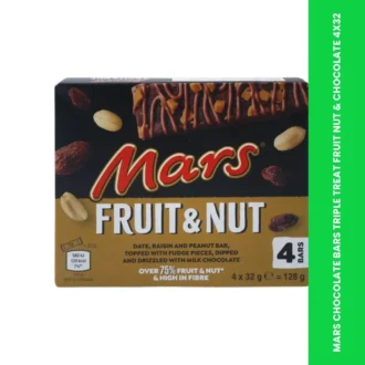 MARS CHOCOLATE BARS TRIPLE TREAT FRUIT NUT & CHOCOLATE 4X32